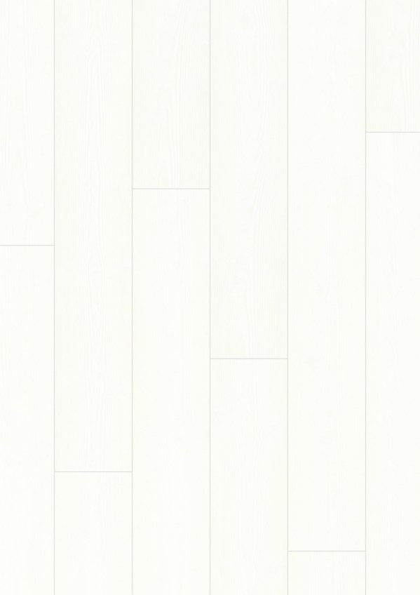 Ламинат - Квик Степ Доска белая  IMPRESSIVE | IM1859
